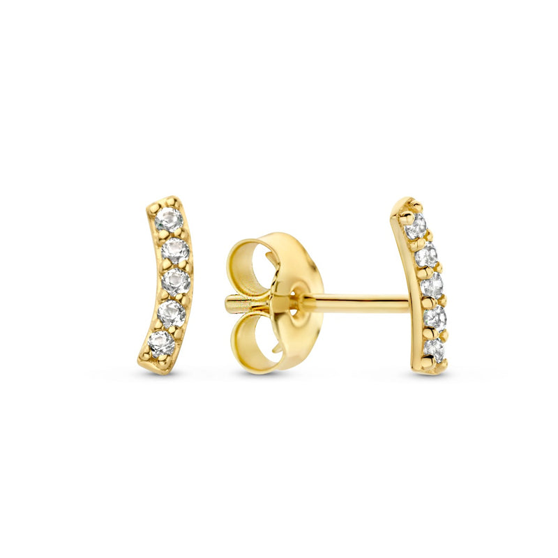Jackie Gold 14 karat gold Ear Stud JKE22.269-zoom-