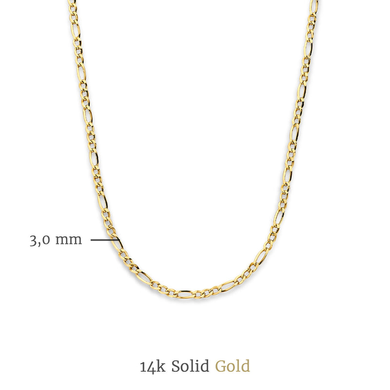Isabel Bernard Cadeau d'Isabel 14 Carat Golden Necklace and Bracelet Giftset IB90094-zoom-