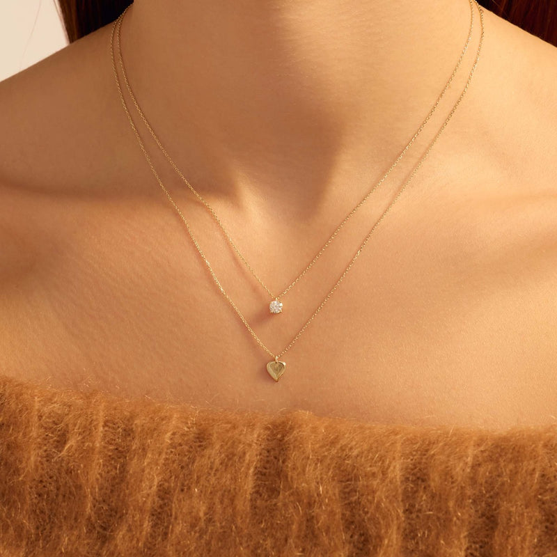 Beloro Jewels Monte Napoleone Stella 9 Karat Gold Necklace BO340044-zoom-