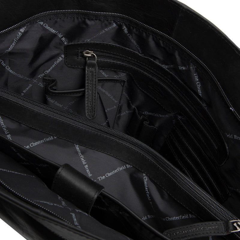 The Chesterfield Brand Berlin Black Shopper C38.016000-zoom-