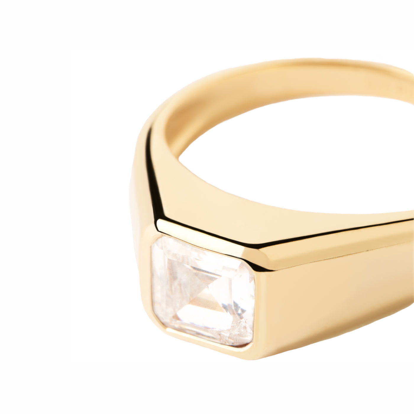 P D Paola The New Essentials 925 Sterling Silver Ring AN01-984-10with18K Gold Plating
