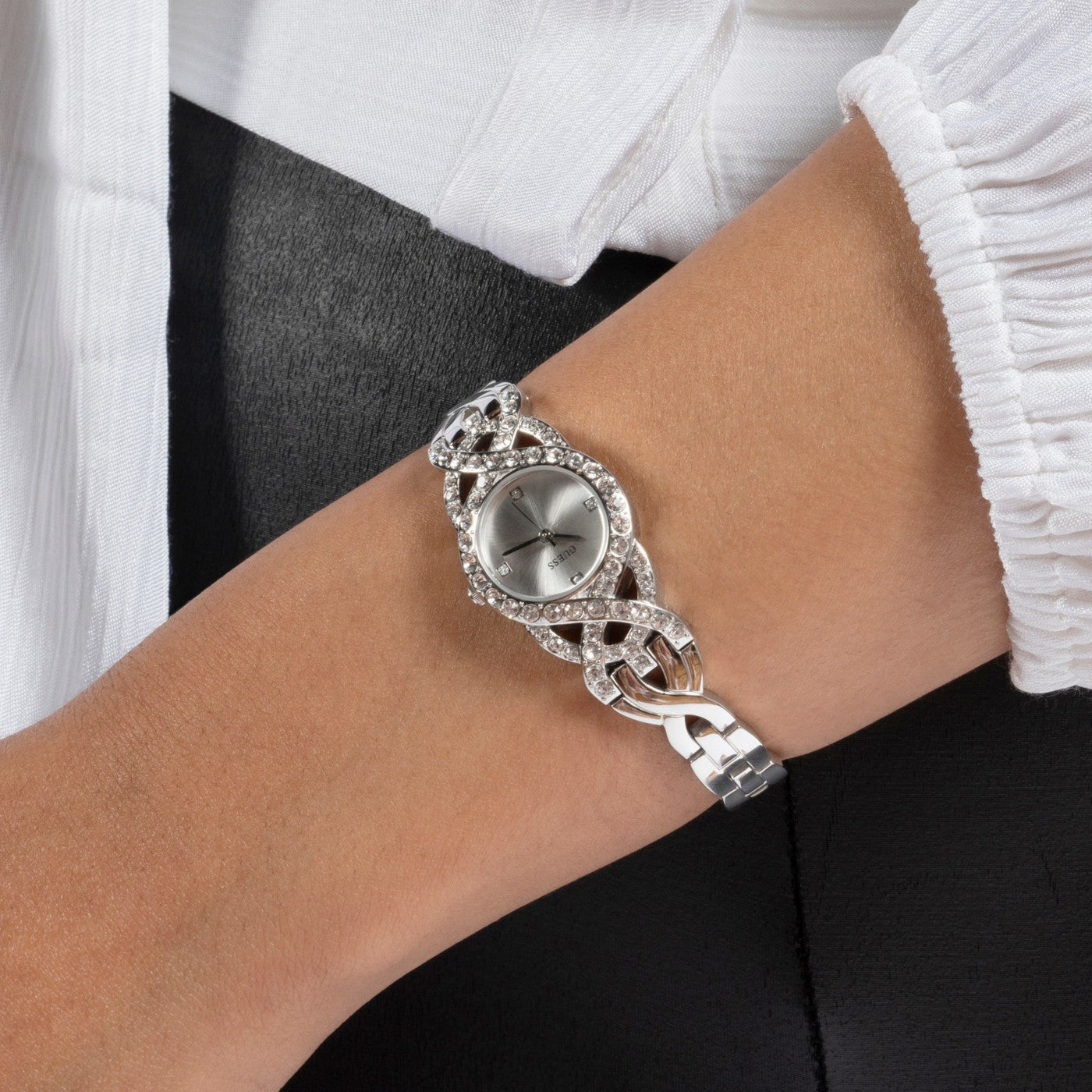 Guess Adorn Silver Watch GW0682L1