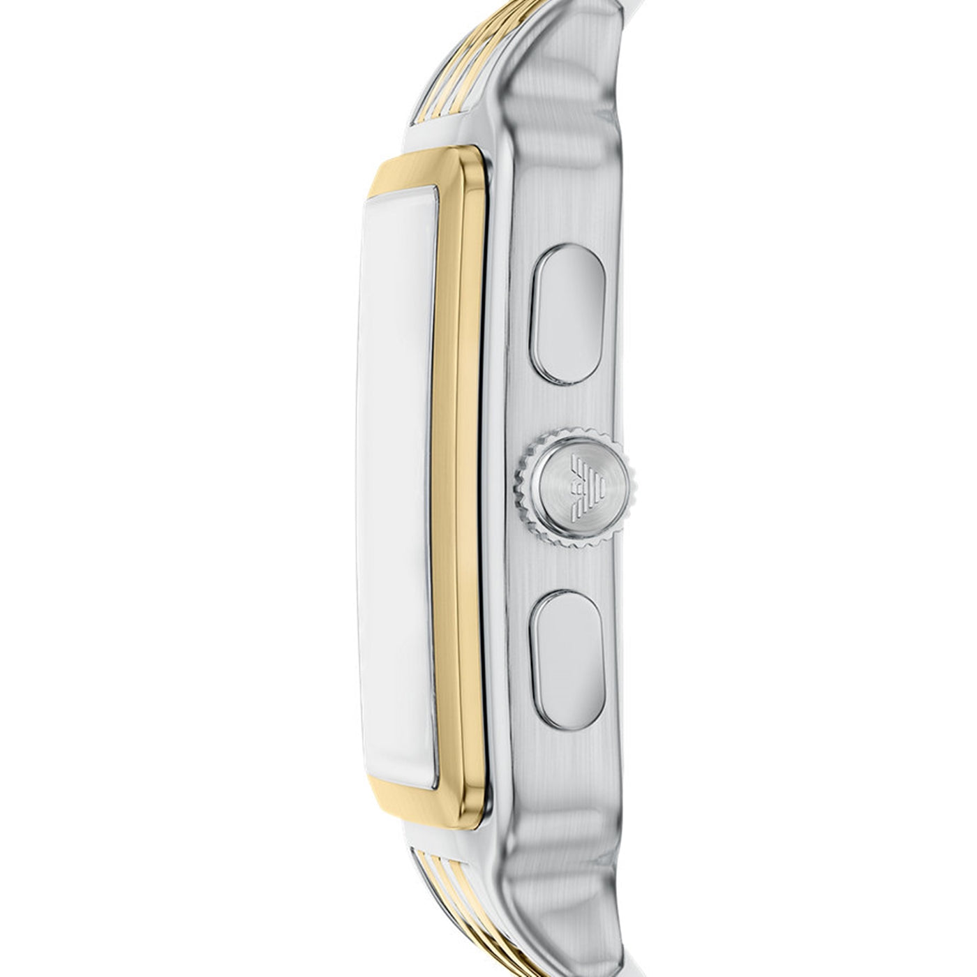 Emporio Armani Rectangular Silver Dial Watch AR11752