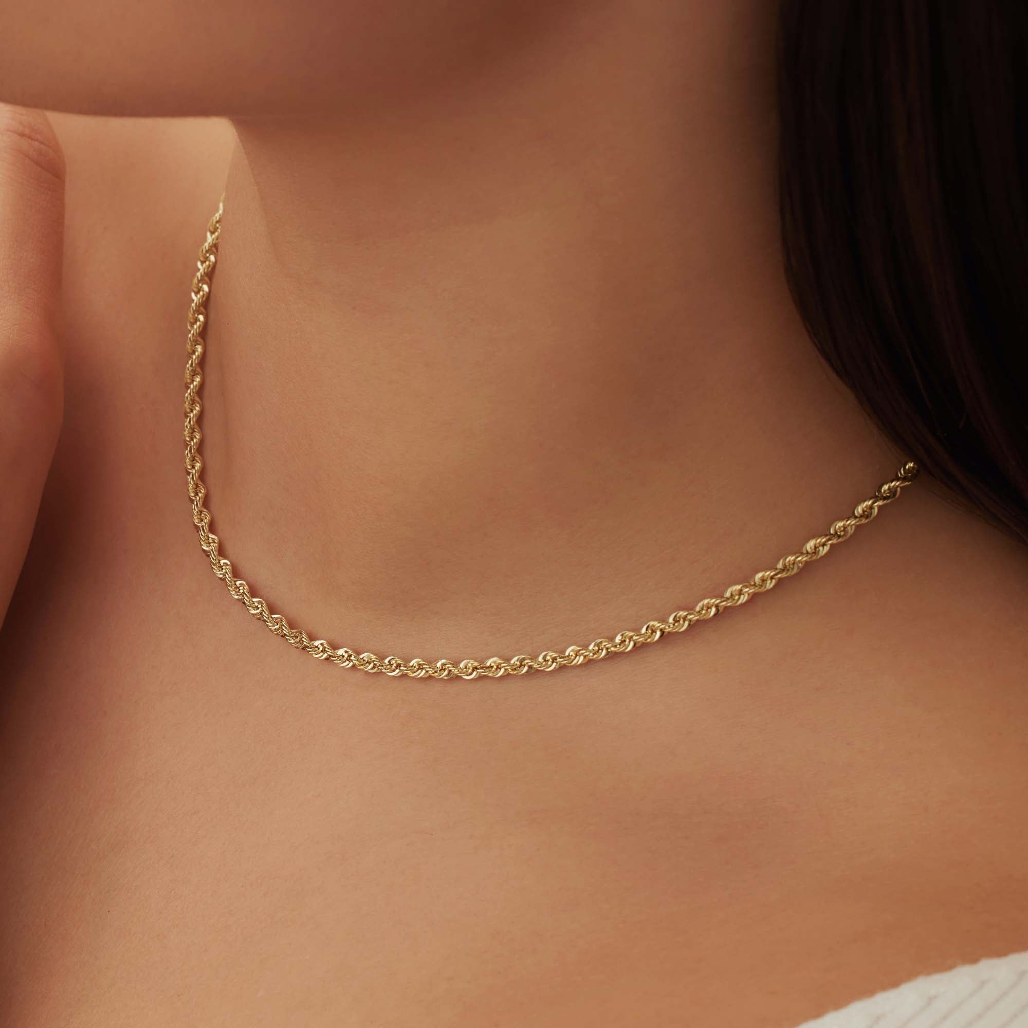 Isabel Bernard Rivoli Violette 14 Carat Golden Necklace IB340122