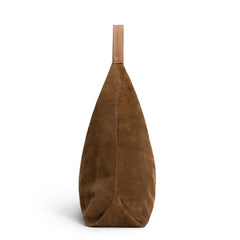 Isabel Bernard Honoré Grace brown suede shoulder bag IB25093-130
