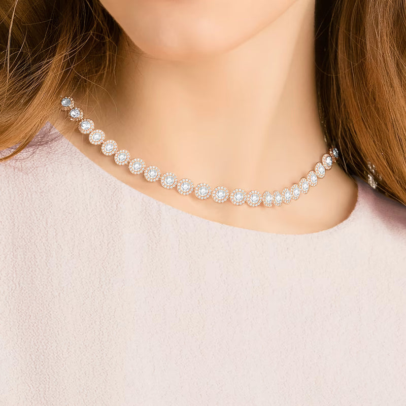 Swarovski Rose gold Necklace 5367845-zoom-