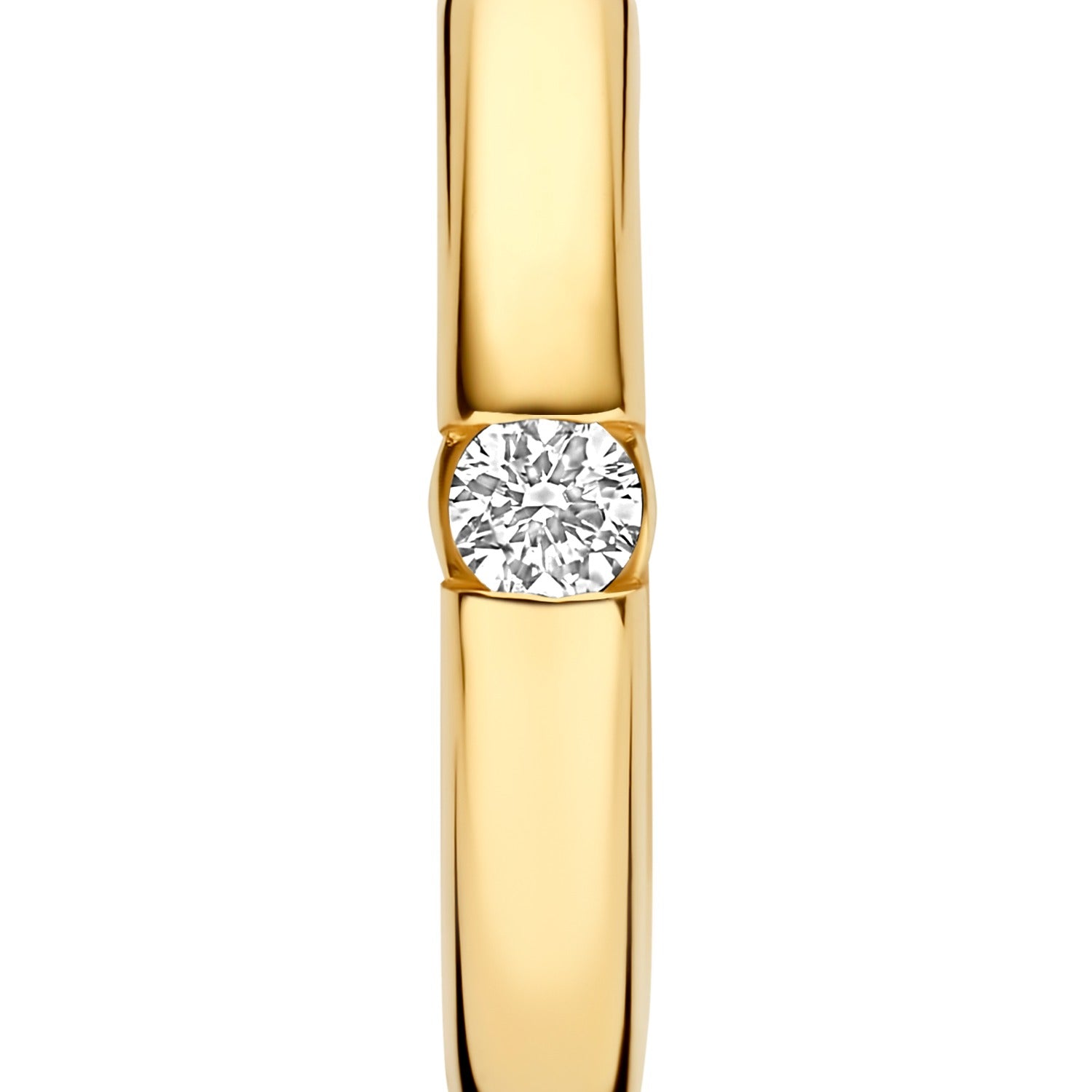 Isabel Bernard De la Paix Mia 14 Karat gold earring with diamond 0.06 carat IBD360037