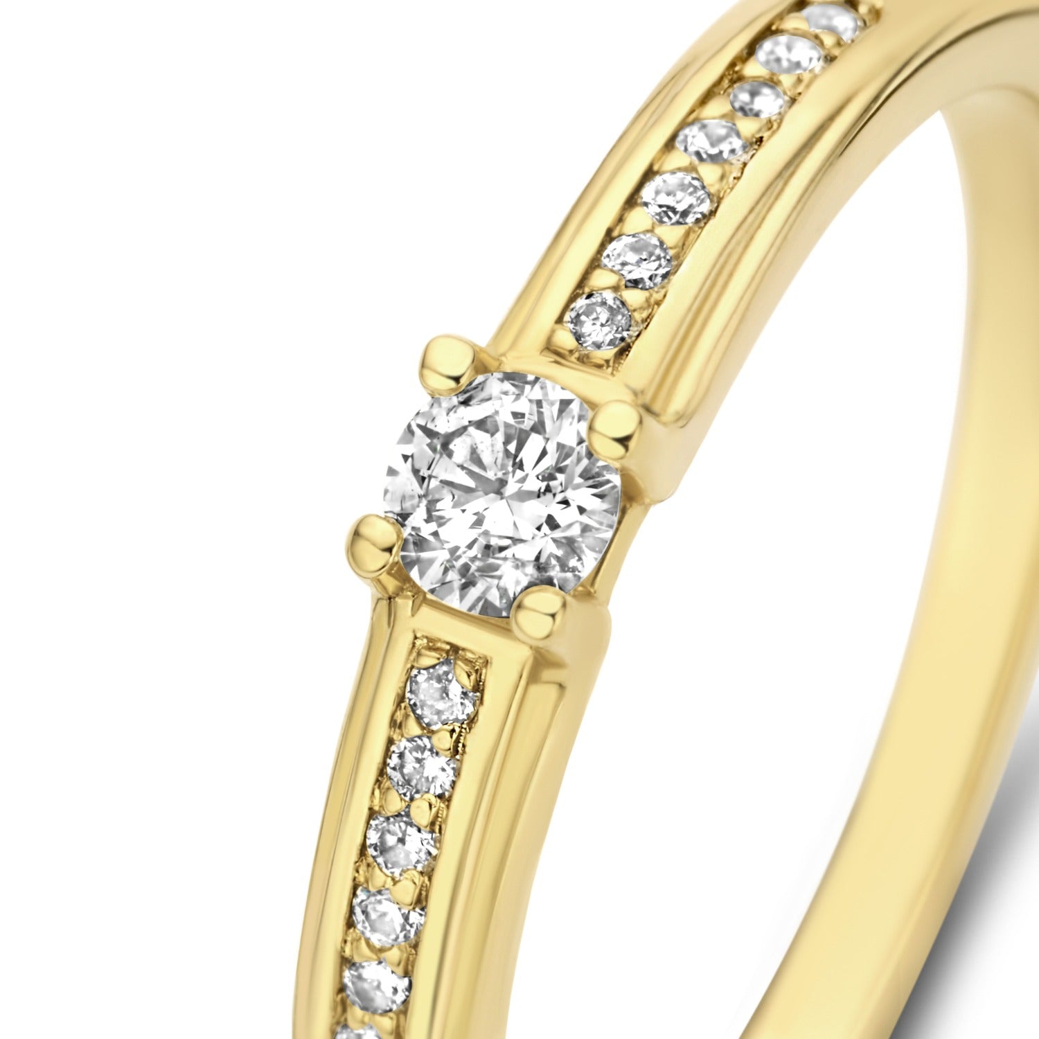 Isabel Bernard De la Paix Madeline 14 Carat Gold Ring | diamond 0.20 ct | IBD330016-48