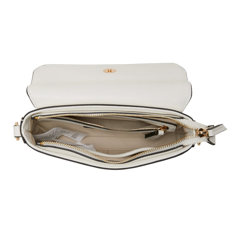 Valentino Bags Ivy White Crossbody Bag VBS8NR09BIANCO-zoom-