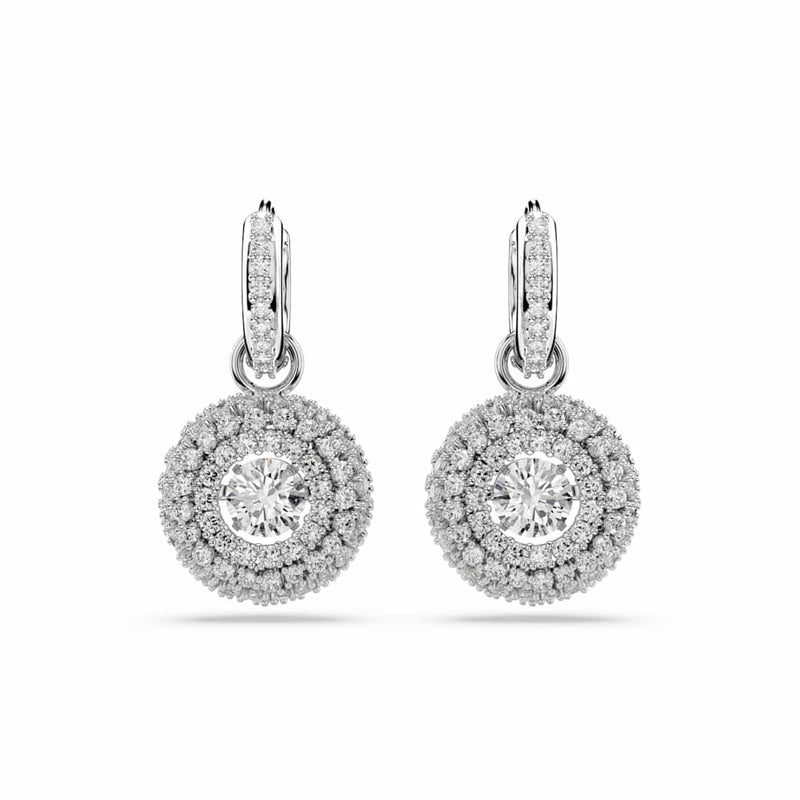 Swarovski Sublima Glam Silver-Tone Earrings 5738193-zoom-