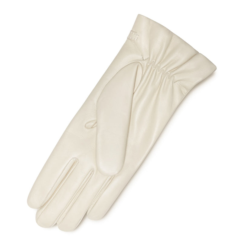 Isabel Bernard Honoré Marcelia cream goatskin leather gloves IB67001-372-7-zoom-