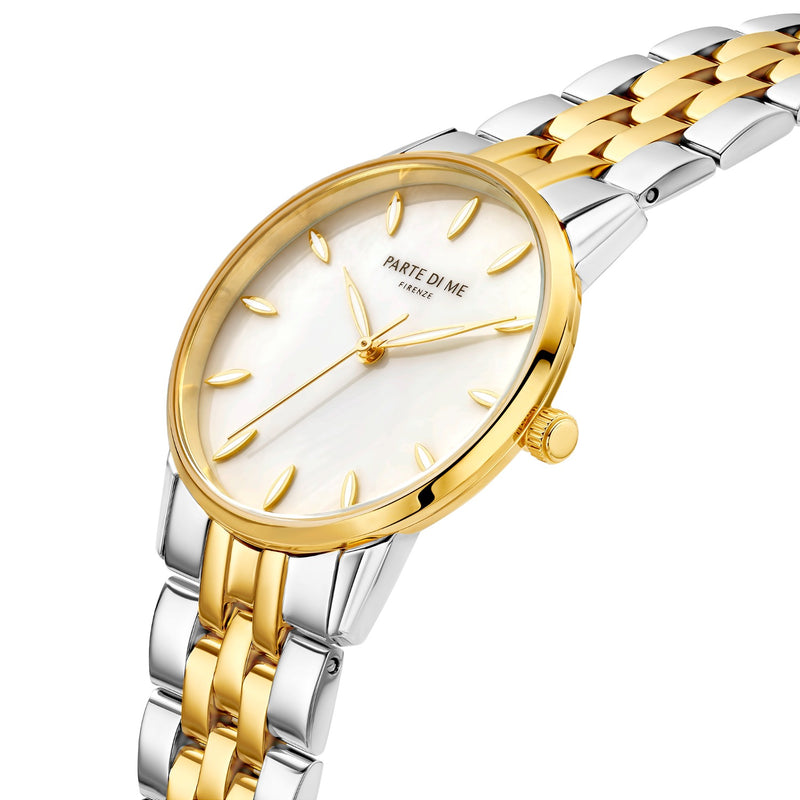 Parte Di Me Orologio round ladies watch gold and silver coloured PDM09043-zoom-