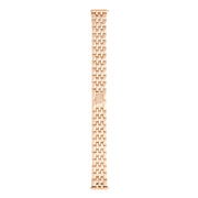 Violet Hamden Dawn Roesgoldcoloured stalen Watchstrap (16 mm) VH42004