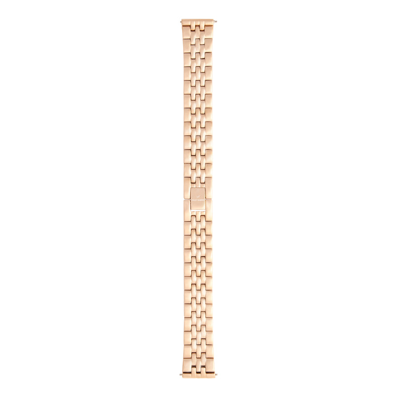 Violet Hamden Dawn Roesgoldcoloured stalen Watchstrap (16 mm) VH42004-zoom-