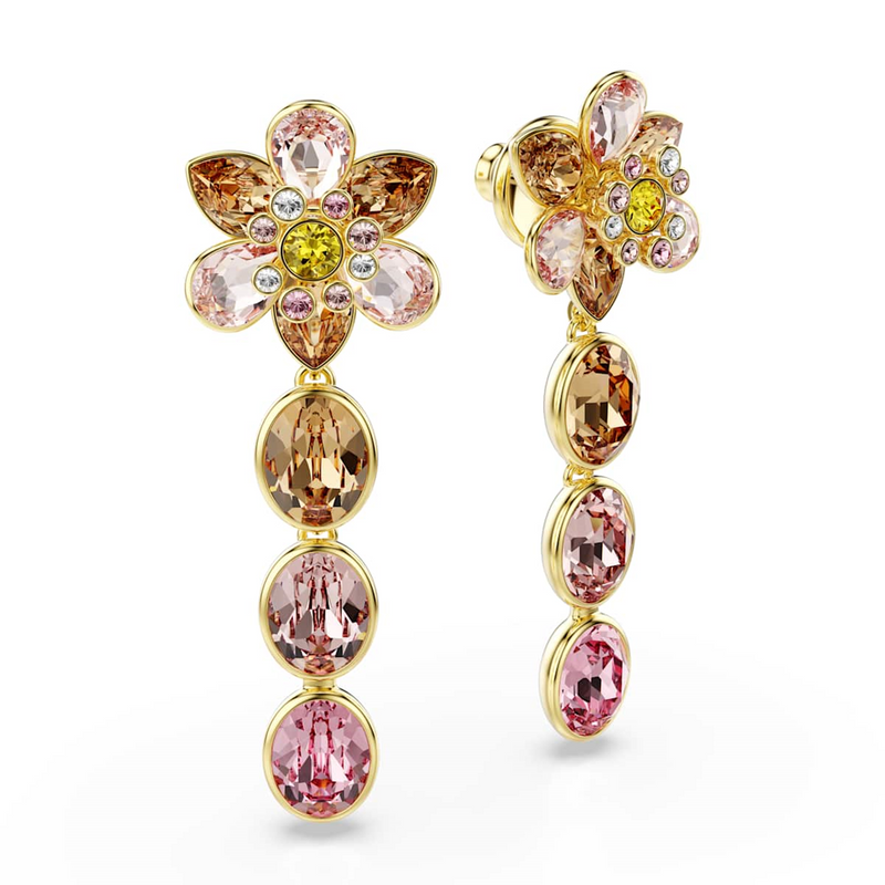 Swarovski Idyllia Gold Coloured Earrings 5732381-zoom-