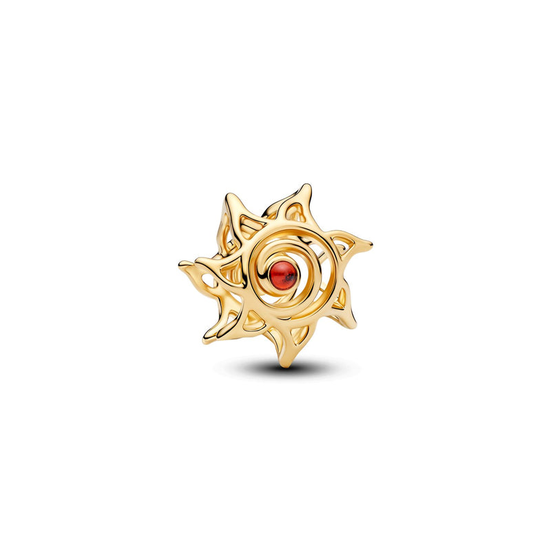 Pandora Moments Gold Plated Sun Openwork Charm 764625C01-zoom-