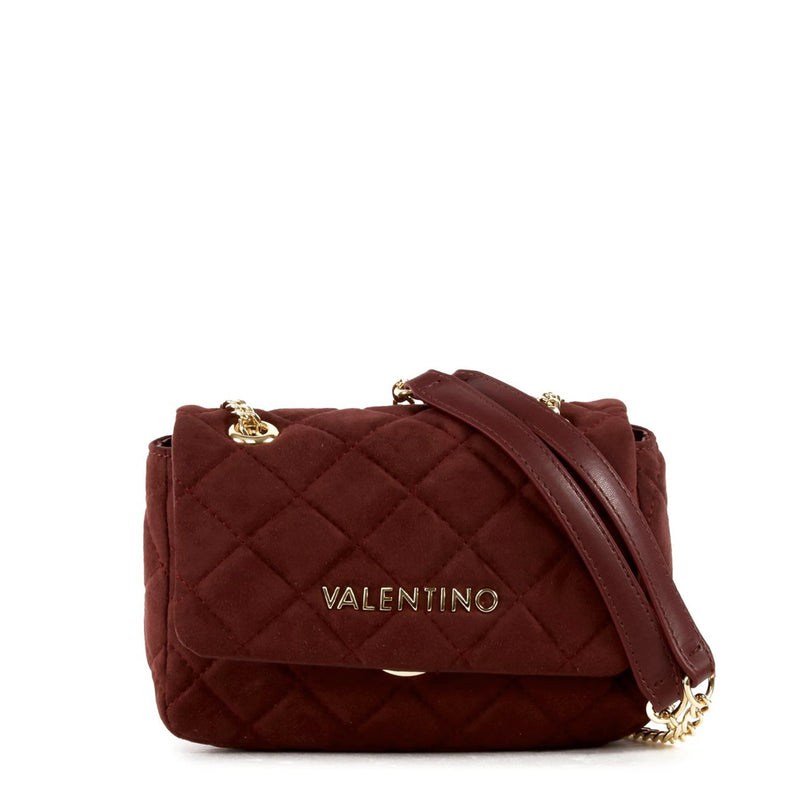 Valentino Bags Ocarina Suede Bordeaux Flap Bag VBSA9B05BORDEAUX-zoom-
