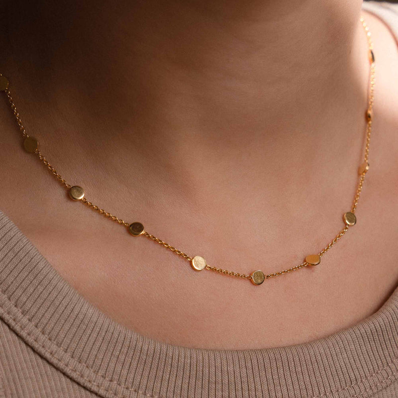 Violet Hamden 925 Sterling Silver Gold-coloured Choker VH15001-zoom-