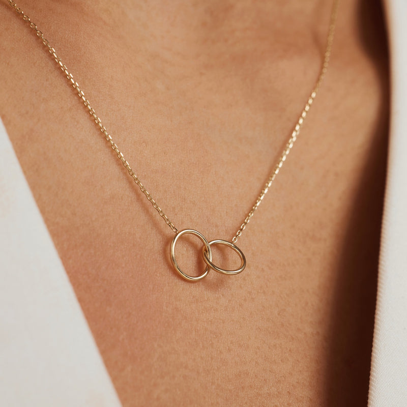 Isabel Bernard Le Marais Loulou 14 Carat Golden Necklace IB340132 (Length: 40.00-44.00 cm)-zoom-