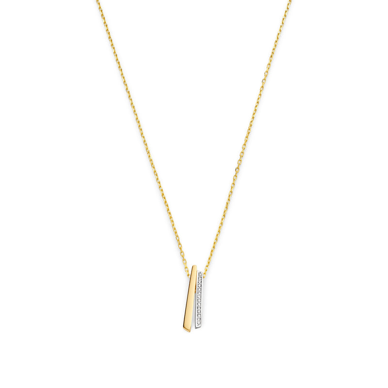 Beloro Jewels Monte Napoleone Stella 9 carat gold Necklace BO340029-zoom-
