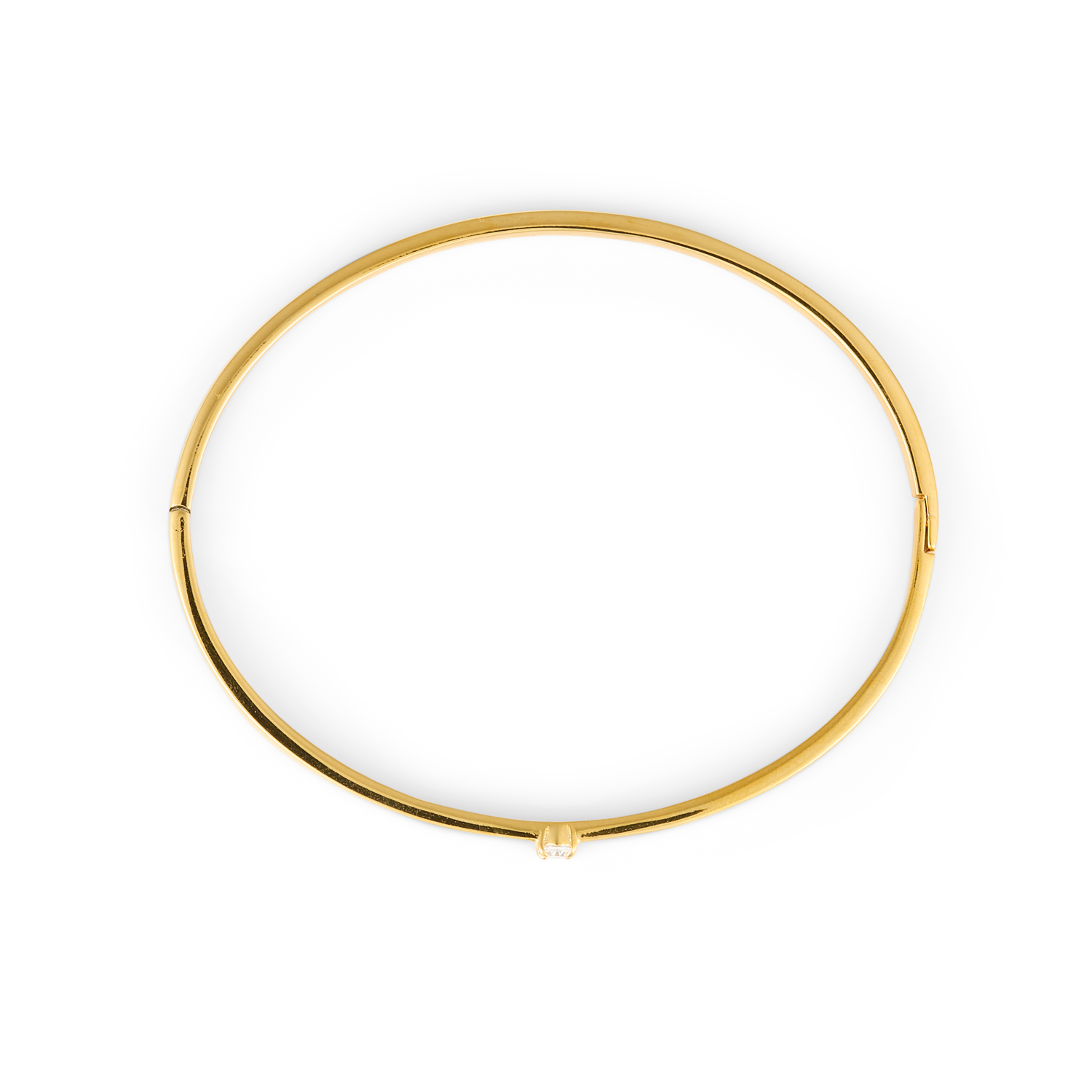 Kenza Nisrine Gold-coloured Small Bangle Bracelet MB1723