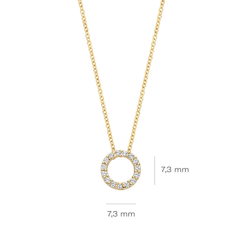 Blush 14 karat gold Necklace 3065YZI-zoom-