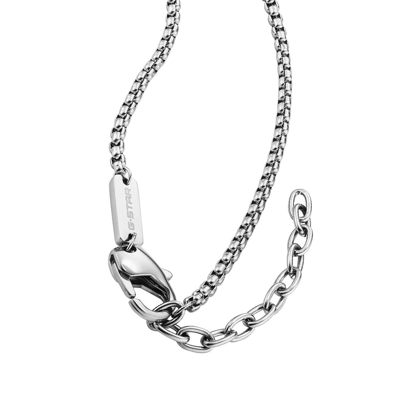 G-STAR ZipPoint Silver Link Necklace GSJ.104.01-zoom-