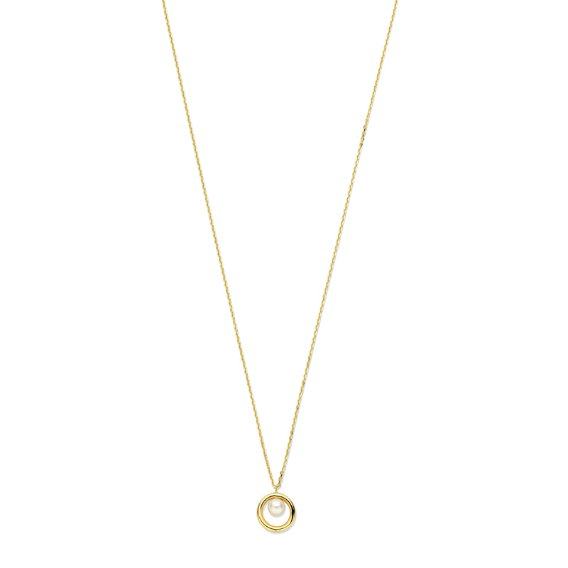 Beloro Jewels Monte Napoleone Perla 9 carat gold Necklace BO340026-zoom-