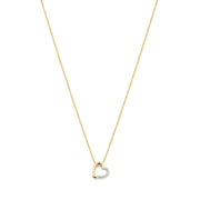 Isabel Bernard De la Paix Léna 14 karat gold necklace with diamond 0.03 carat IBD350029