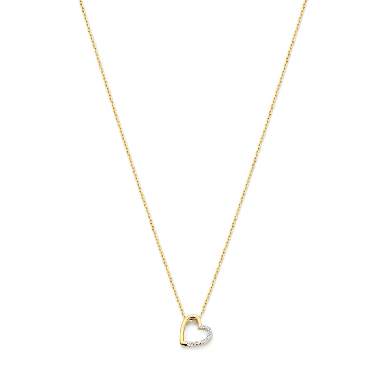 Isabel Bernard De la Paix Léna 14 karat gold necklace with diamond 0.03 carat IBD350029-zoom-