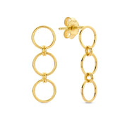 Isabel Bernard 14 Carat Golden Belleville Anna Drop earrings IB360066