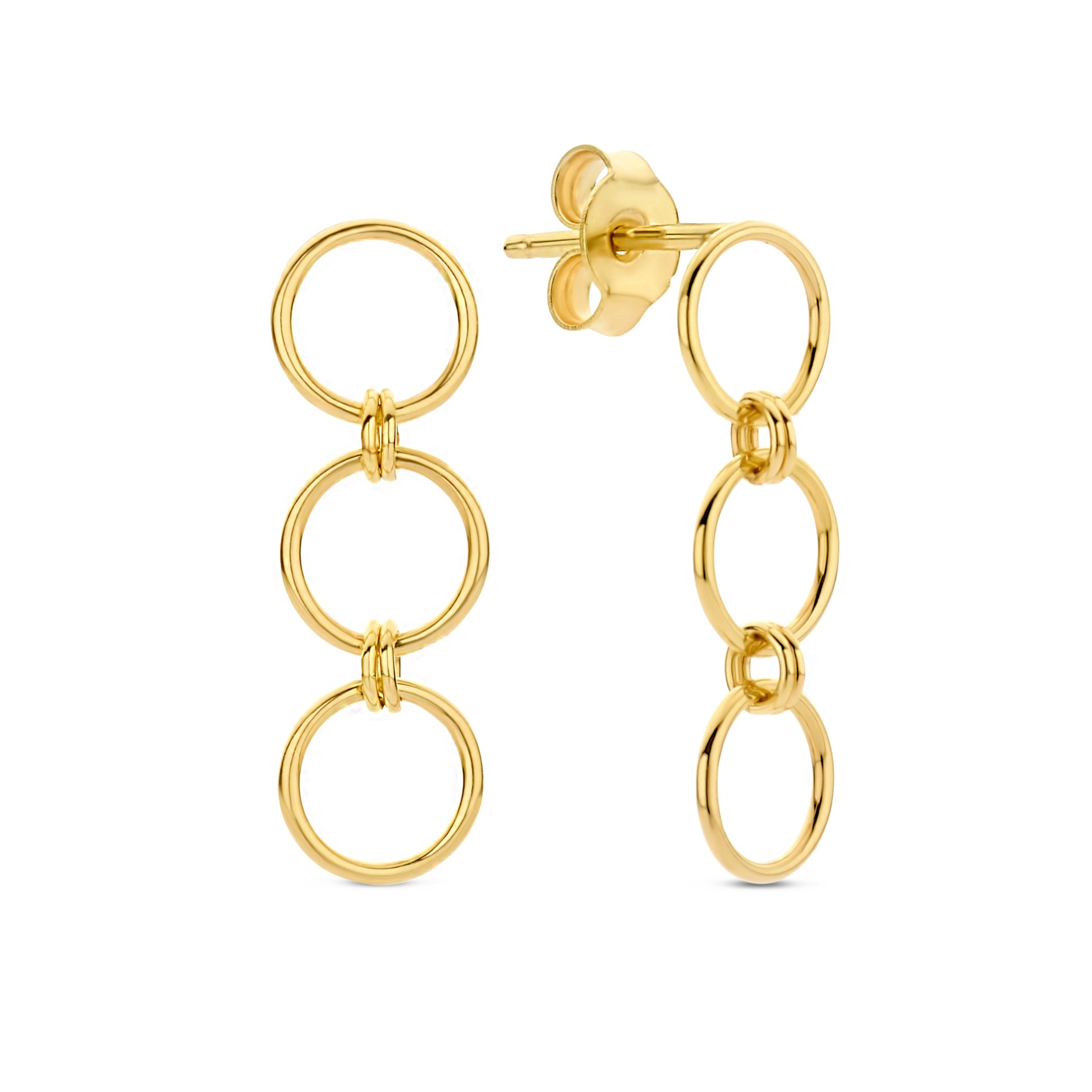 Isabel Bernard 14 Carat Golden Belleville Anna Drop earrings IB360066