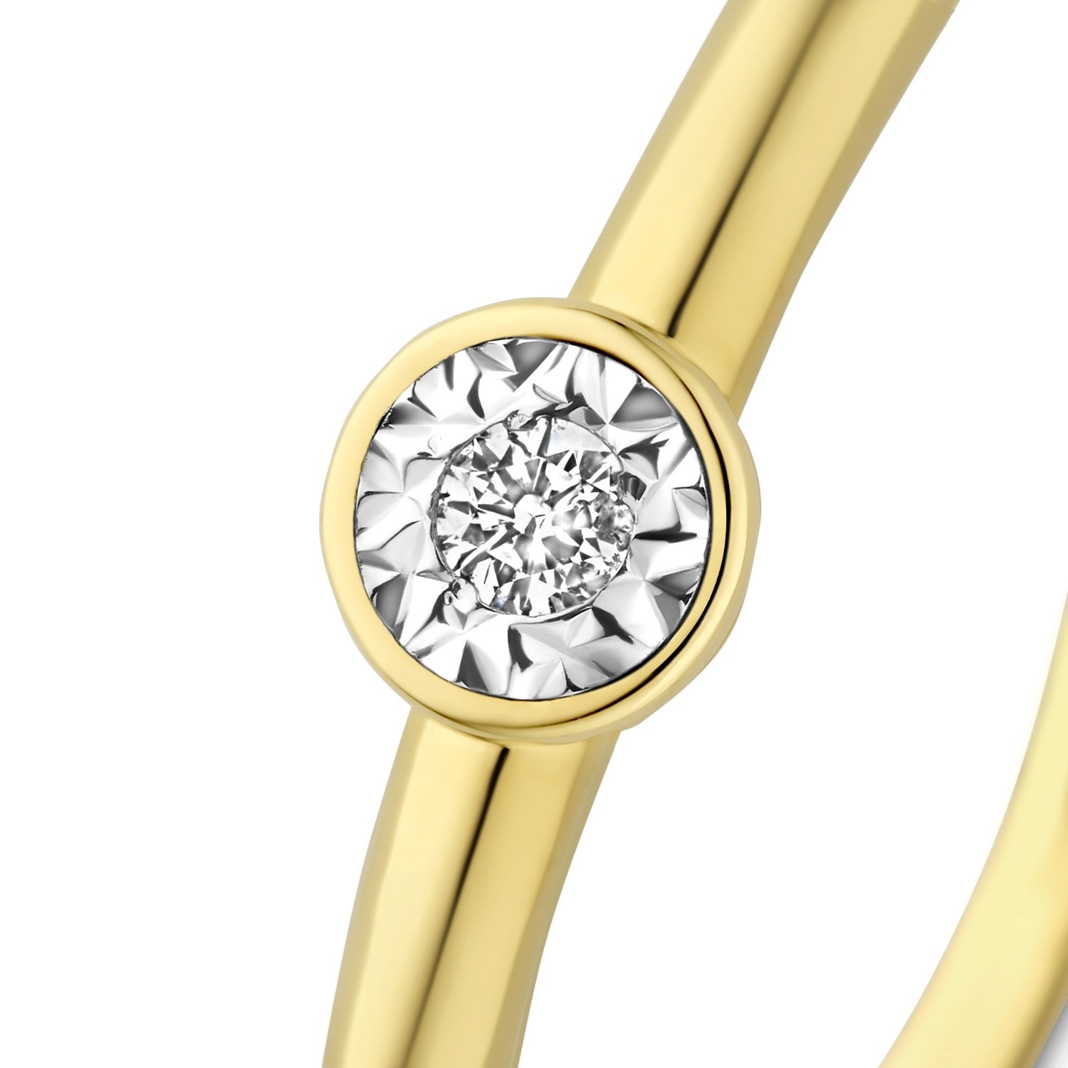 Isabel Bernard De La Paix Inaya 14 Carat Gold Ring | diamond 0.02 ct | IBD330025-48