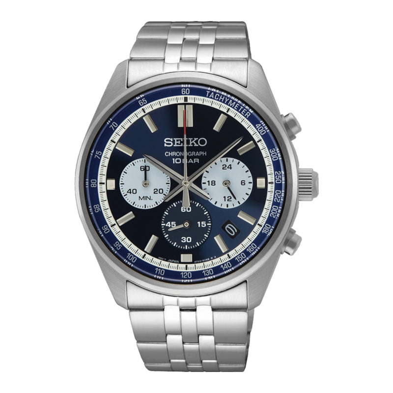 Seiko Silver Watch SSB427P1-zoom-