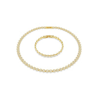 Swarovski Una Gold Coloured Set 5720506