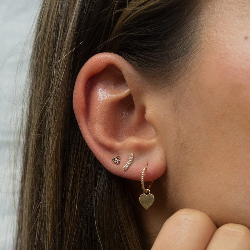 Jackie Gold 14 karat gold Ear Stud JKE23.012-zoom-
