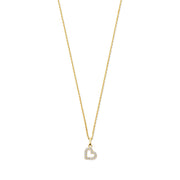 Beloro Jewels Monte Napoleone Valentina 9 karat necklace with zirconia BO340046