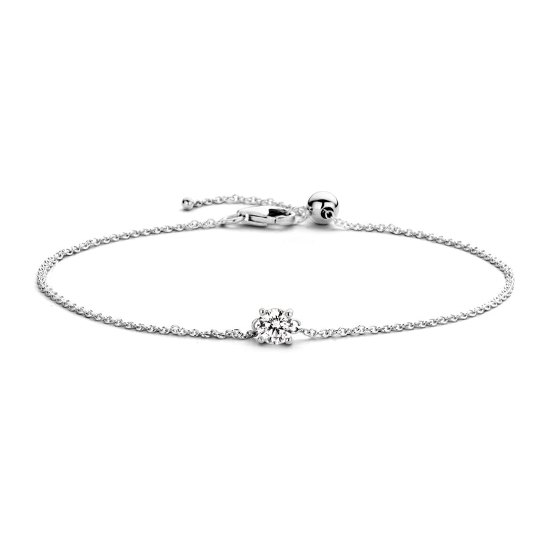 Blush 14 Karaat Witgouden Armband 2166WZI (Lengte: 18.00 cm)-zoom-