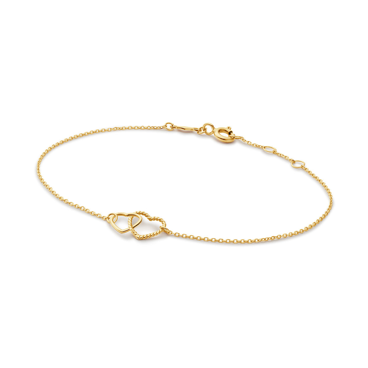 Jackie Gold Connected Love 14 Karat Gold Bracelet JKB25.559