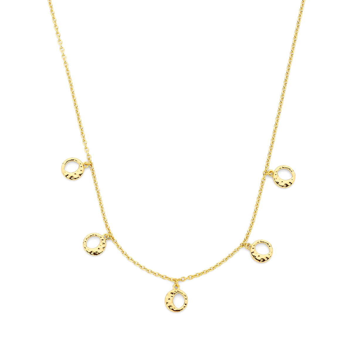 Violet Hamden Luna 925 Sterling Silver Gold Plated Necklace VH340034