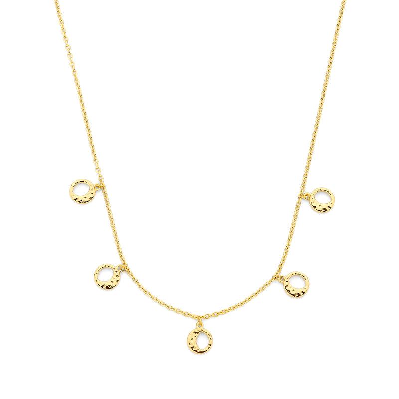Violet Hamden Luna 925 Sterling Silver Gold Plated Necklace VH340034-zoom-