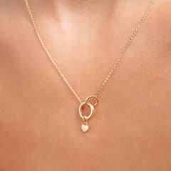 Isabel Bernard Le Marais Heart 14 karat gold charm IB350056