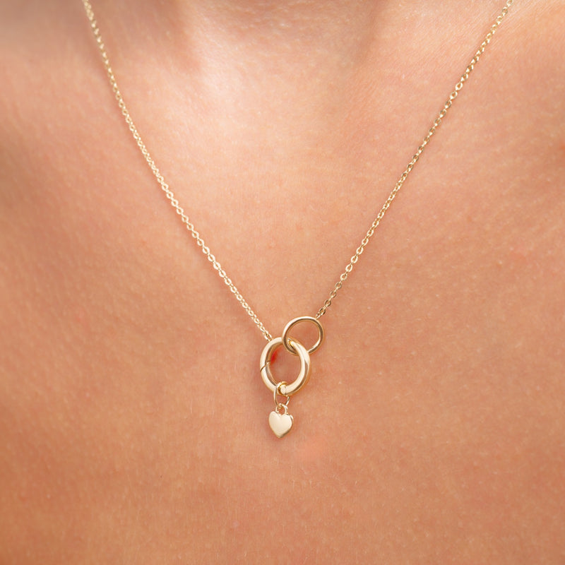 Isabel Bernard Le Marais Heart 14 karat gold charm IB350056-zoom-