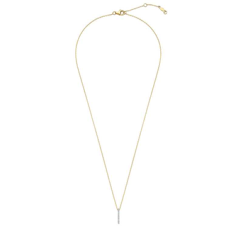 Isabel Bernard De la Paix Flavie 14 Karat gold necklace with diamond 0.06 carat IBD350032-zoom-