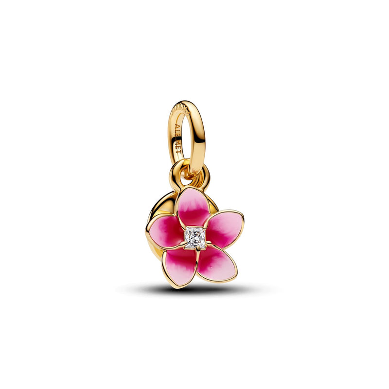 Pandora Disney Gold Plated Disney Moana Flower Dangle Charm 763845C01-zoom-