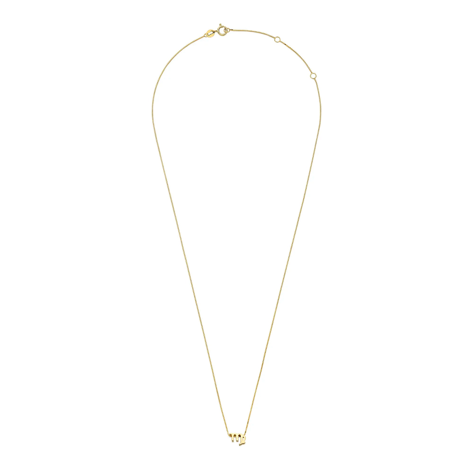 Isabel Bernard Étoiles d’Or Virgo 14 Carat Gold Venetian Necklace With Horoscope IB340183