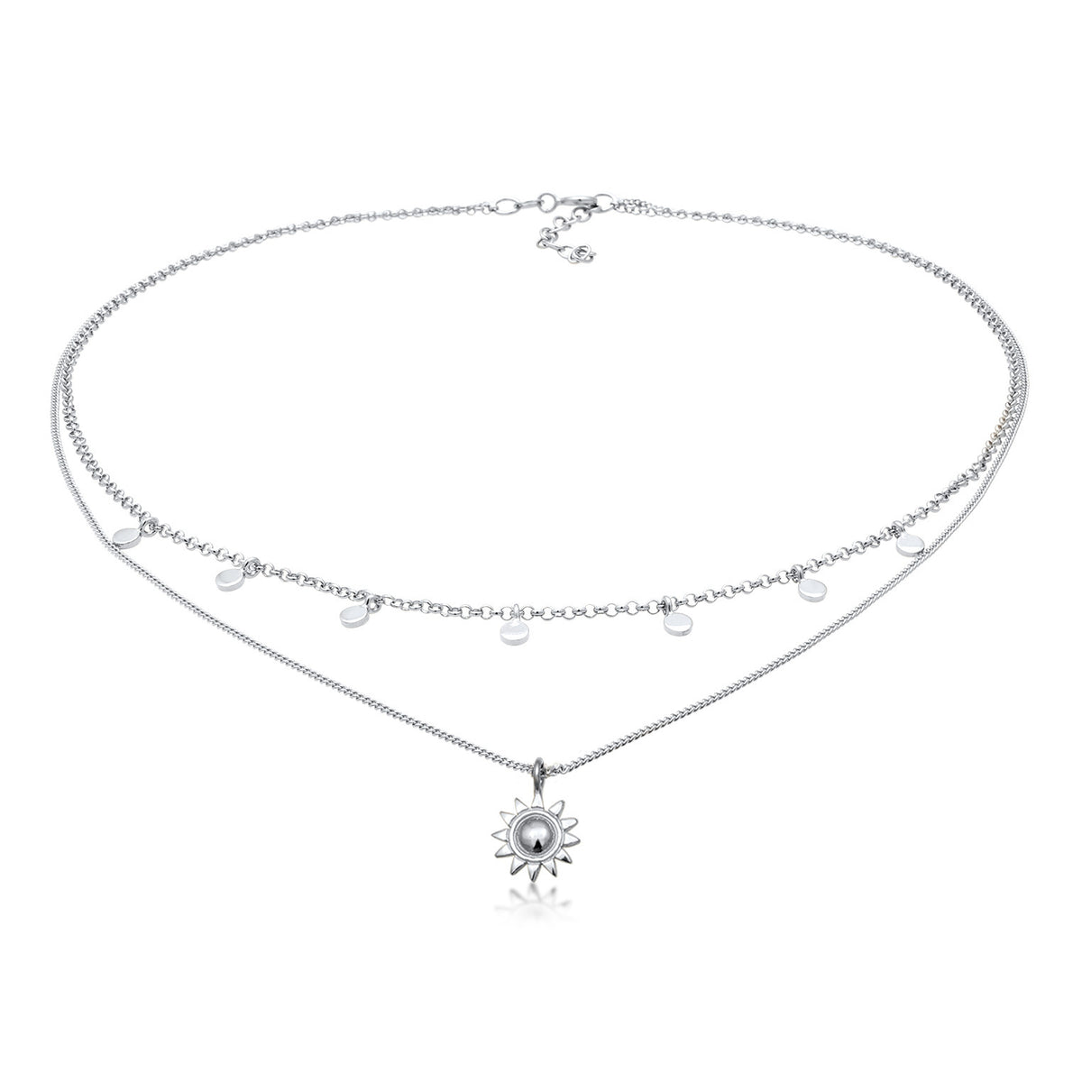 Elli 925 Sterling Silver Layered 2004-BF-0008121-001