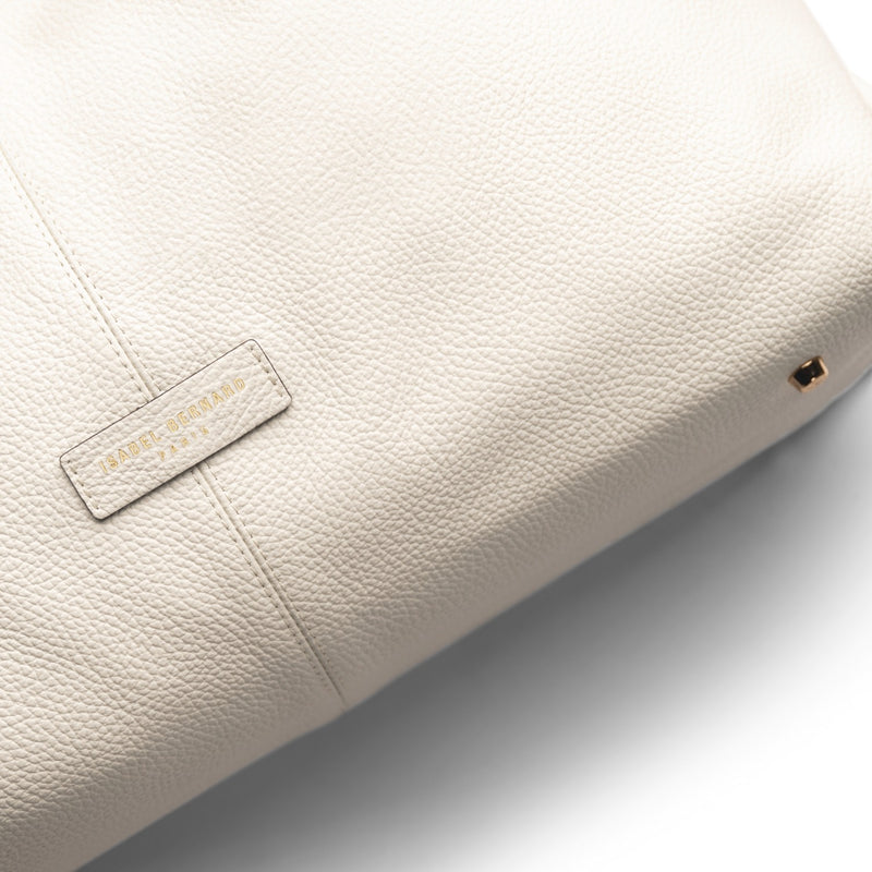 Isabel Bernard Honoré Grace cream calfskin leather shoulder bag IB25093-070-zoom-