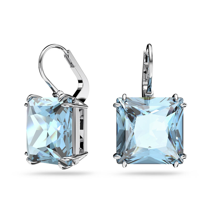 Swarovski Silver Drop Earrings 5619472-zoom-