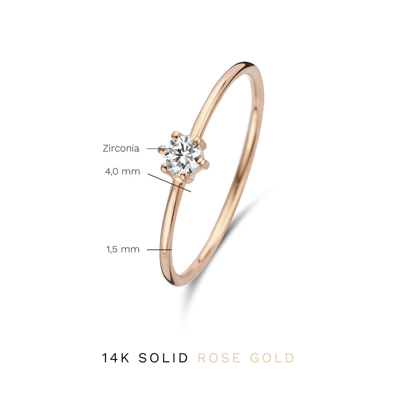 Isabel Bernard La Concorde Abelle 14 Carat RoseGold Ring IB330025-48-zoom-